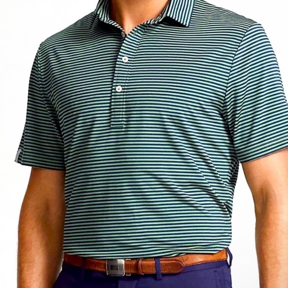 RLX Ralph Lauren Other - RLX Ralph Lauren Men's Classic Fit Performance Striped Polo Shirt